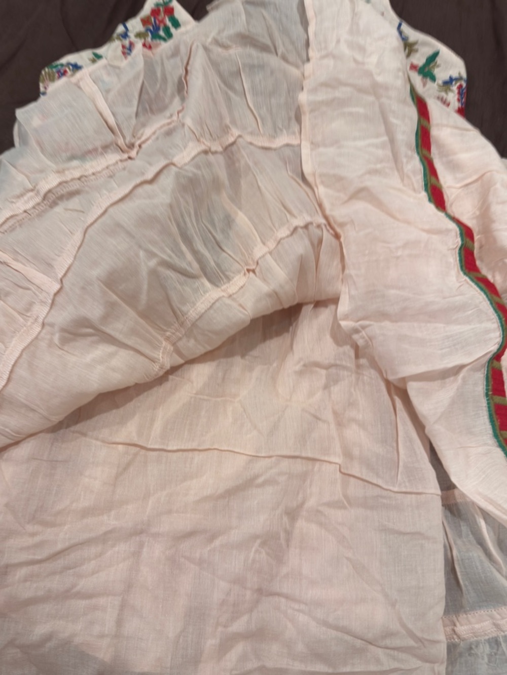 Anthropologie Raga embroidered mini babydoll dress - Picture 6 of 6
